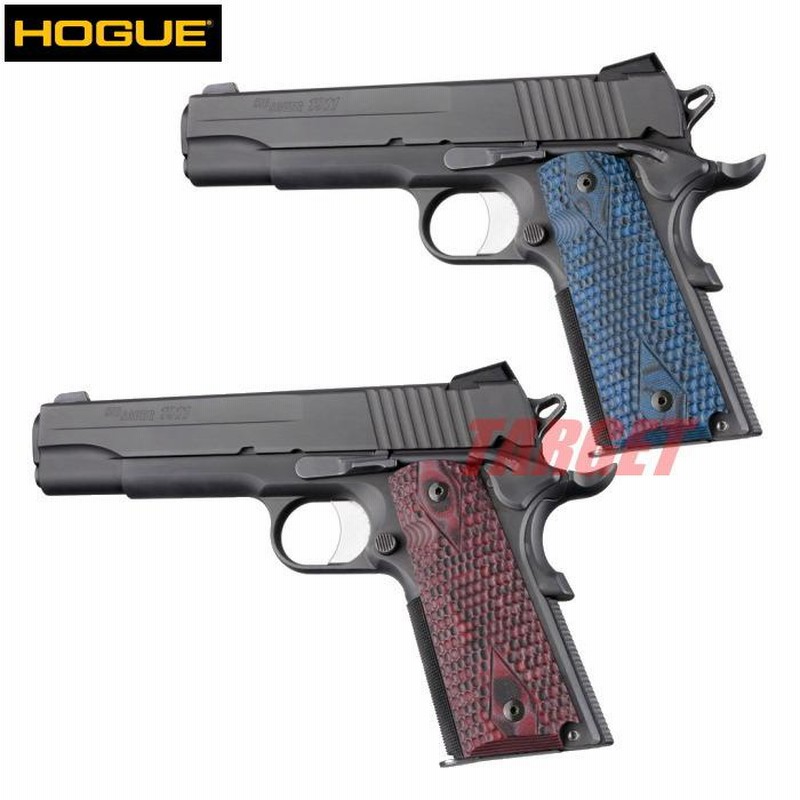 HOGUE 1911シリーズ用 G-Mascus G10製グリップ ピラニア パネルタイプ ブルーラヴァ / レッドラヴァ (ホーグ COLT  M1911A1 ガバメント カスタム) | LINEブランドカタログ