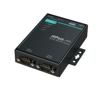 台灣公司貨 MOXA NPORT 5210A W/O 2埠RS-232串列設備伺服器-無變壓器版
