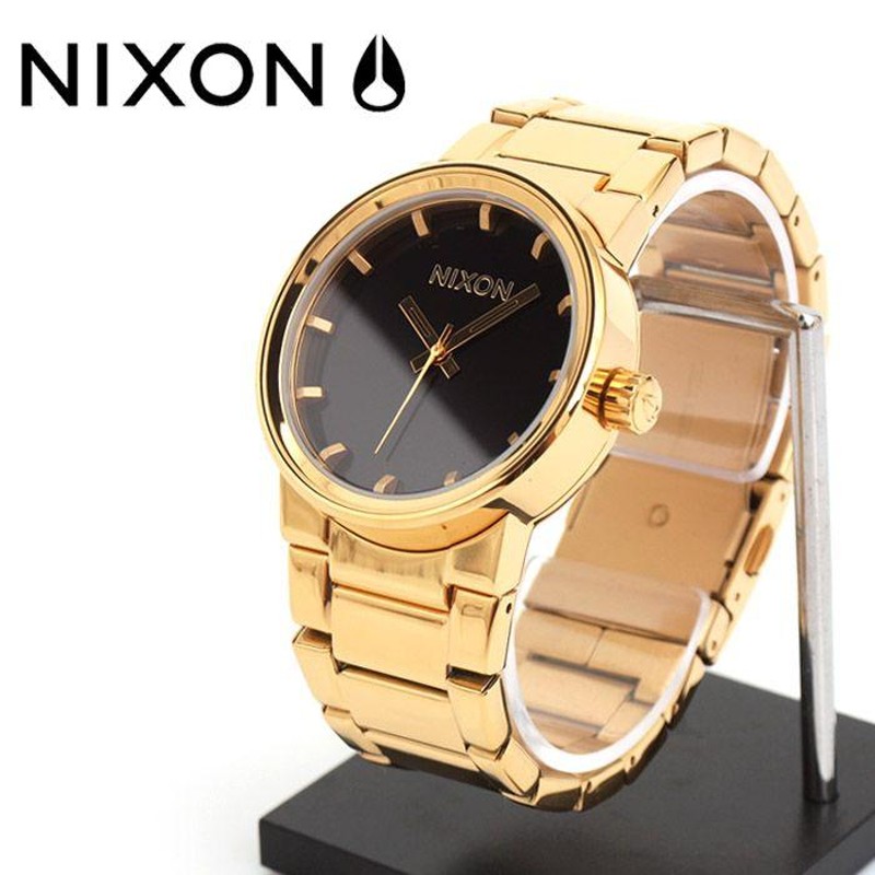 ニクソン NIXON 腕時計 キャノン オール ゴールド ブラック メンズ 