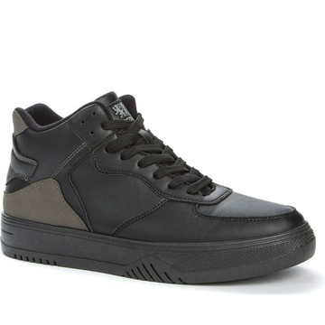 CROSBY BLACK CASUAL CLOSED BOOTIES 黑色男款鞋子