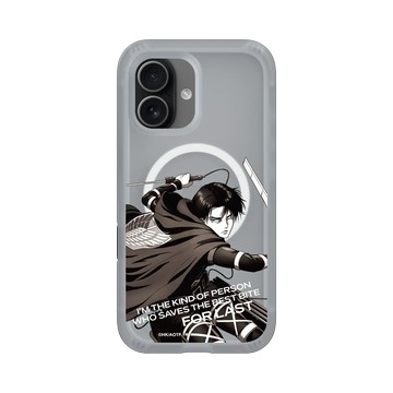 iPhone 17 AirX 流變灰 - 進擊的巨人 Attack On Titan -S4 - \b里維兵長 (灰階)
