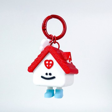 Seonhouse 鑰匙圈 (紅色款) - Seonmoon 小屋鑰匙圈