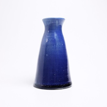 明芽窯 | 柴燒藍夜星空長花瓶 藍 瓷土 花器 星空釉色 T1