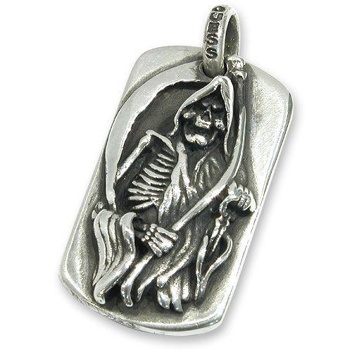 STANLEY GUESS(スタンリーゲス)：2 Sided Multi Skull/Grim Reaper Dog Tag/Small(2サイドマルチ スカル/グリムリーパードッグタグ/スモール) | LINEブランドカタログ