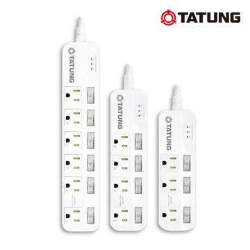 【蝦皮直營】TATUNG大同 電源延長線｜3插頭 過載指示聲 獨立開關 規格可選 安全插座