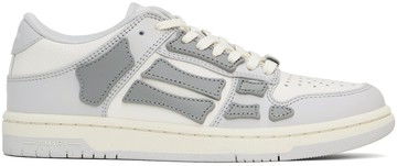 AMIRI 灰色 & 白色 Skel Top Low 运动鞋