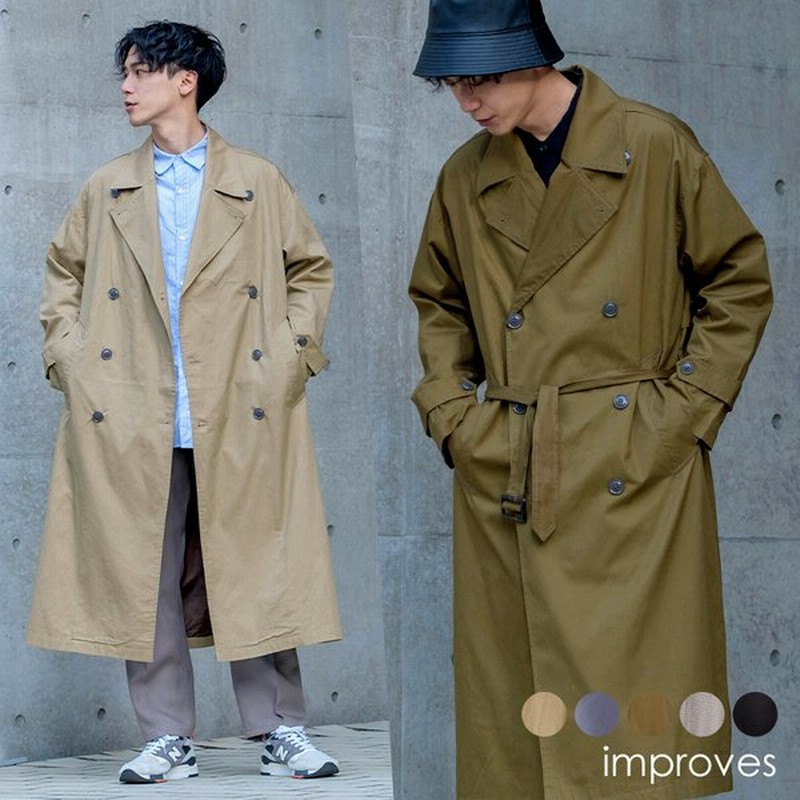 トレンチコート メンズ ミリタリーコート ロングコート スプリングコート ロング丈 春 アウター チェックコート 通販 Lineポイント最大0 5 Get Lineショッピング