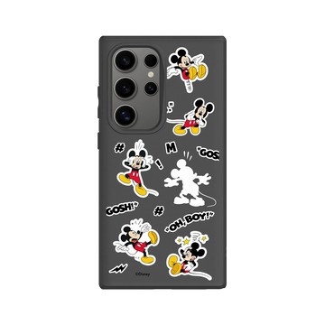 Galaxy S24 Ultra SolidSuit 黑 - 迪士尼-米奇 Mickey - Sticker-嘿嘿米奇