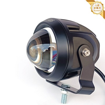 【黃白雙光】LED射燈 遠光炮 霧燈 探照燈 車頂燈 越野燈 3寸雙光透鏡 遠近光一體 防水防震 適用於前槓改裝