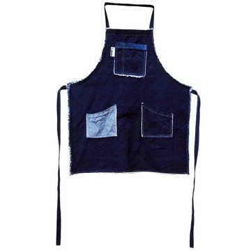 【Is Marvel】頹廢丹寧 職人圍裙（雙層側邊）