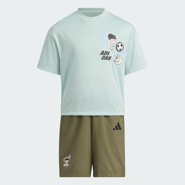 adidas 運動套裝 短袖/短褲 童裝 JM7984 官方直營