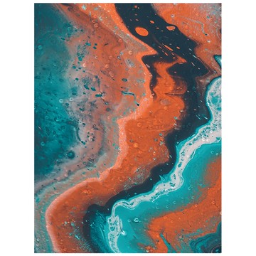 24mama 掛畫 單聯式 藝術 豐富多彩 創造力 抽象紋理 80 x 60cm 無框