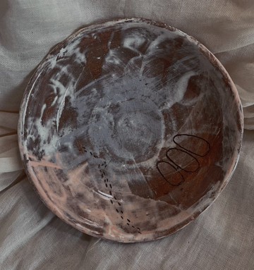 雨的意象 陶瓷小碟、小盤子、點心盤、陶瓷食器