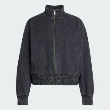 Adidas 愛迪達 St Dnm Wsh Jk KV0626 女 立領外套 丹寧外套 休閒穿搭 黑
