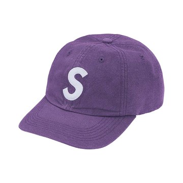 Supreme Cordura Denim S Logo 6 Panel Purple 丹寧老帽 帽子 紫色 SS25H90-PE [台灣現貨]