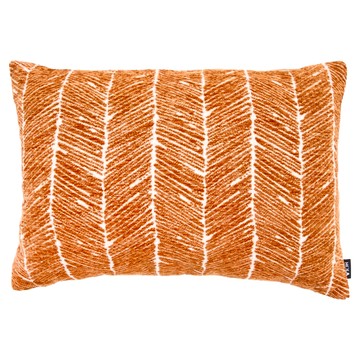 HOLA 和樂家居 艾禮思緹花腰枕套 0.13kg  50 x 35 x 1cm  山形 棕色  1個