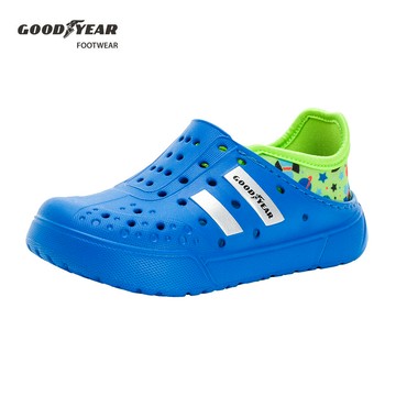 GOODYEAR【夏日遨遊】童款多功能洞洞鞋-藍綠 / GAKP48826