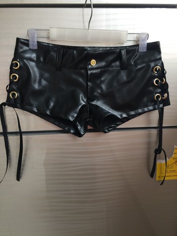 ds演出服新款性感JAZZ領舞爵士舞臺裝女歌手綁帶高腰短褲