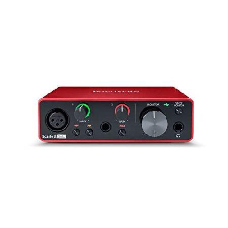 Focusrite Scarlett Solo 3rd Gen USB Audio Interface Bundle with 10-Feet to Inch 8mm TS Cable (2 Items), Monitor