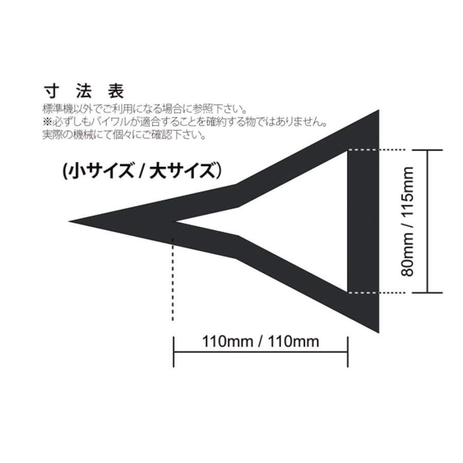 補助刃 バイワル小サイズ 薪割機専用