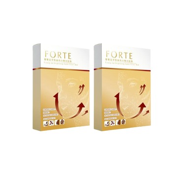 【買一送一】FORTE 奢寵金萃緊緻亮白雙效面膜32ml*5片盒裝