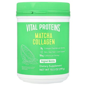 Vital Proteins, 抹茶膠原蛋白，原裝抹茶，10.5 盎司（299 克）