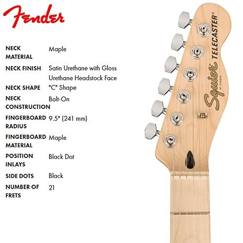 Squier by Fender エレキギター Affinity Series Telecaster Maple Fingerboard Bla