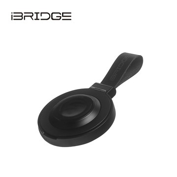 iBRIDGE 15W磁吸指環支架兩用無線充電器-黑