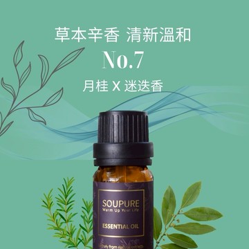 快速出貨【soupure溯璞家品】贈精油 月桂+迷迭香 天然精油組合 NO.7  空間淨化