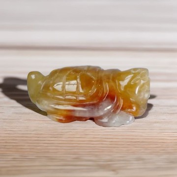 【吉祥‧長壽】飄紅翡翡翠烏龜 | 天然緬甸玉翡翠A貨 | 送禮