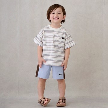 petit main 品牌旗艦店 側邊線條短褲【水陸兩用】【日本直接出貨】