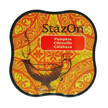 【TSUKINEKO 日本月貓】油性迷你印台 南瓜橘