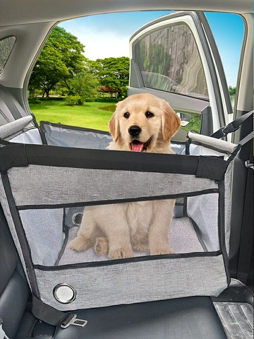 寵物車載狗窩狗狗安全坐車外出神器汽車防臟狗子座椅墊防水車載包【淘夢屋】