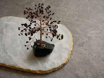 皮德烈克荒 釋放之石 黑碧璽水晶樹【能量水晶守護者】