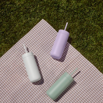 野餐靠這杯【FELLOW】吸管杯 CARTER COLD 卡特陶瓷隨行真空保溫吸管杯 - 474ml (共6色可選) 射手座生日好禮 露營 出遊 旅行 咖啡 飲品 送禮推薦