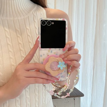 彩色小花 磁吸殼 三星 z flip7 flip6 flip5 flip 8 7 5 6 4 3 防摔 手機殼 保護套