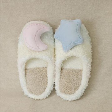 秋冬北歐ins風立體裝飾軟綿綿保暖棉拖鞋靜音軟底室內家居拖鞋