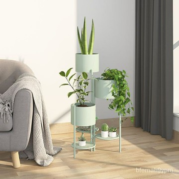 免運花盆架落地置物架花架北歐多層綠蘿花架室內客廳多肉綠植架子落地鐵藝輕奢花盆架置物架