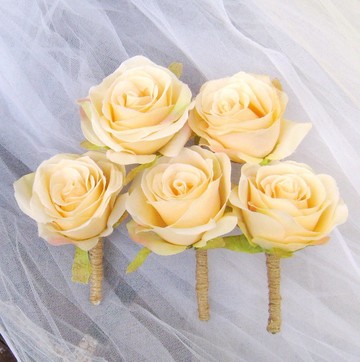 婚禮胸花 新娘伴娘新郎 【仿真花系列】