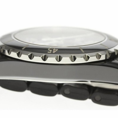 CHANEL J12 38ミリ専用　ラバーベルト CHANEL】シャネル J12 黒セラミック 38ミリ ラバーベルト H0684