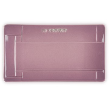 LE CREUSET -瓷器和風禪意系列長方盤 23cm (錦葵紫)