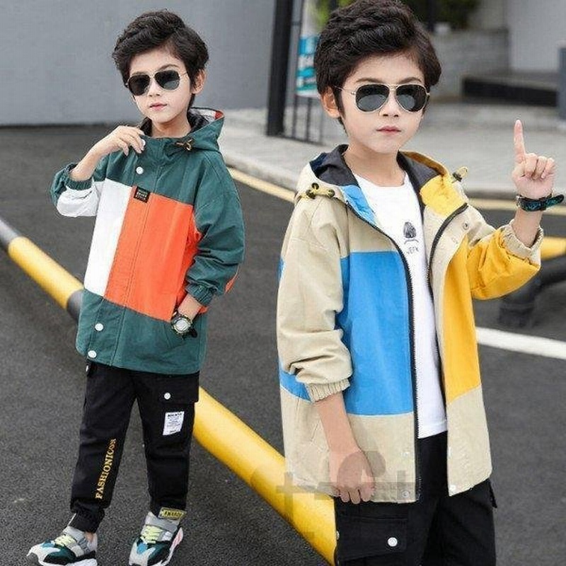 子供服 ウインドブレーカー キッズ 男の子 春秋服 アウター ファッション 春着 秋着 フード付き かっこいい ジュニア服 子ども トップス アウター 全3色 通販 Lineポイント最大get Lineショッピング