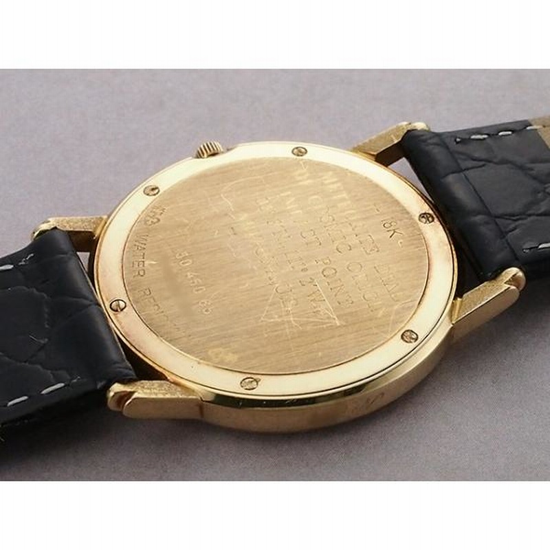 コルム メテオライト 純正ダイヤベゼル 50.450.65 K18YG 電池