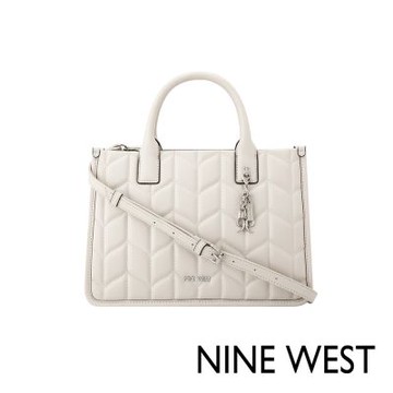 NINE WEST EMBERLY 絎縫設計手提兩用包-奶油白 (578706)