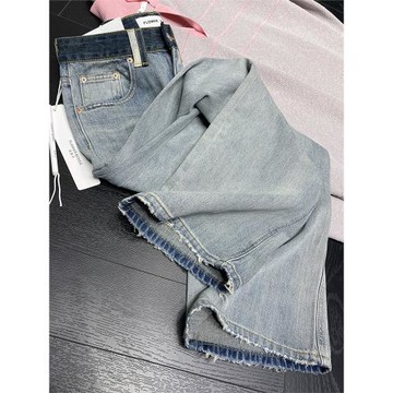 顯腰細花匣子flower復古闊腿褲