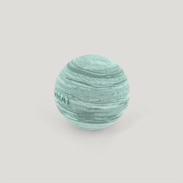 QMAT 7cm 筋膜球（雲彩）-40D 精確穴位點按摩設計 輕便易攜 全身各部位適用  翠湖綠色  1個