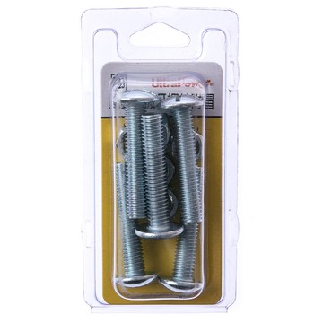 723 傘頭機械牙螺絲 附帽 M8X40mm 5組