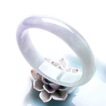 緬甸翡翠手鐲春彩紫羅蘭飄陽綠冰糯玉鐲緬甸翡翠玉鐲子玉手鐲紫色