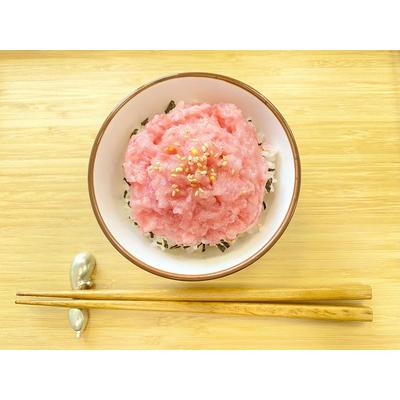 ふるさと納税 a10-950　焼津の天然まぐろたたき ねぎとろ キハダマグロメバチマグロのみ使用 F6 静岡県焼津市