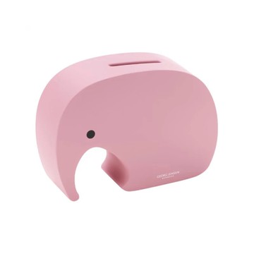 *【Georg Jensen 喬治傑生】MINIPHANT 迷你象-草莓紅暈 存錢筒
